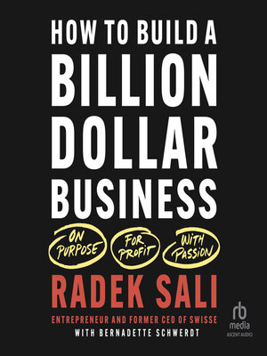 cover image of How to Build a Billion-Dollar Business